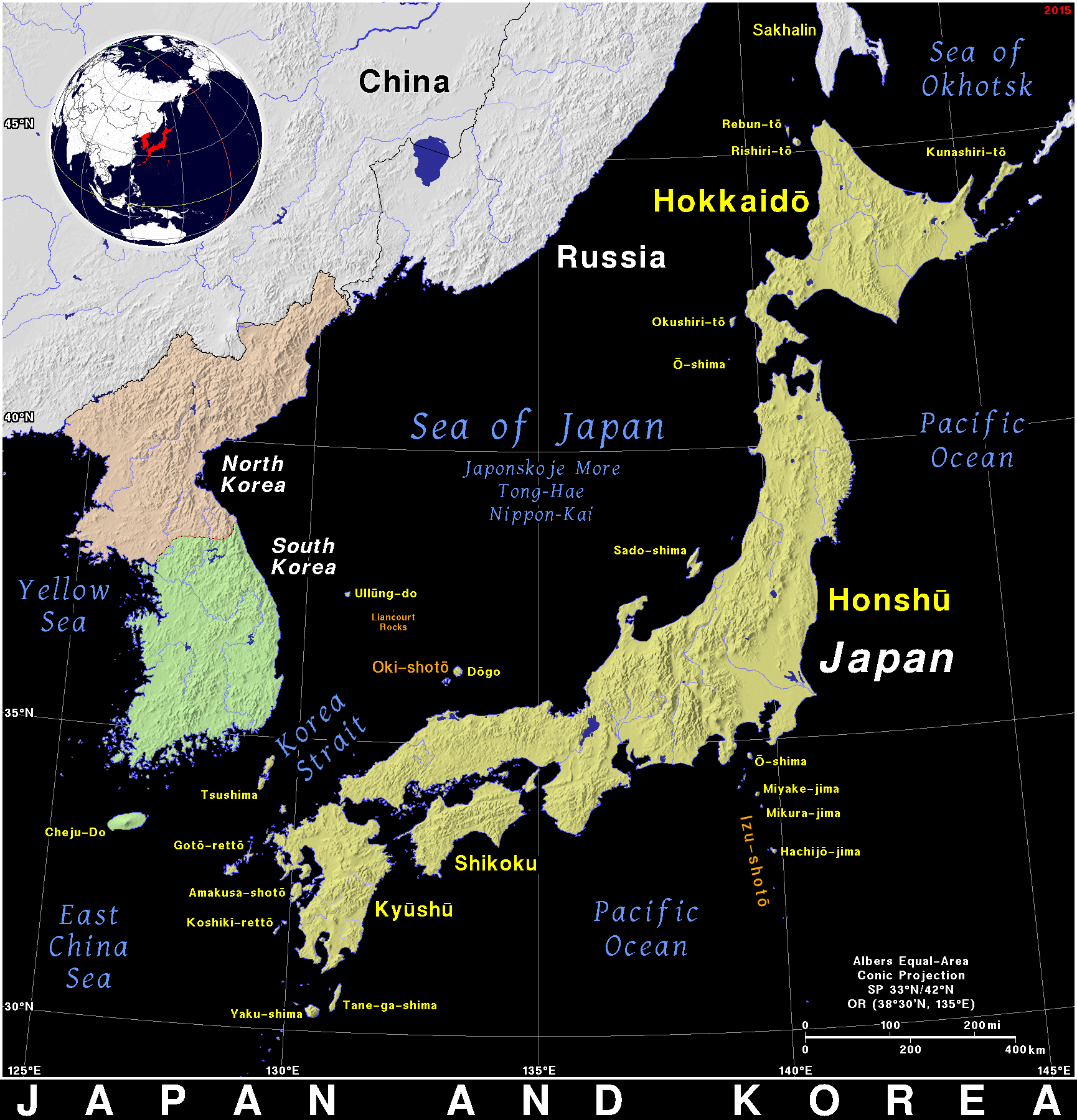 The Korean peninsula